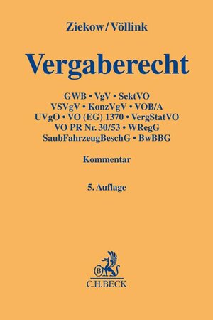 Buchcover Vergaberecht  | EAN 9783406806353 | ISBN 3-406-80635-X | ISBN 978-3-406-80635-3