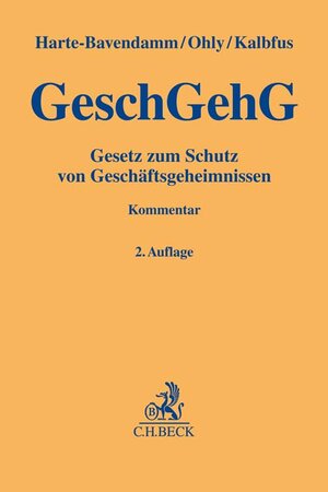Buchcover Gesetz zum Schutz von Geschäftsgeheimnissen | Henning Harte-Bavendamm | EAN 9783406806513 | ISBN 3-406-80651-1 | ISBN 978-3-406-80651-3