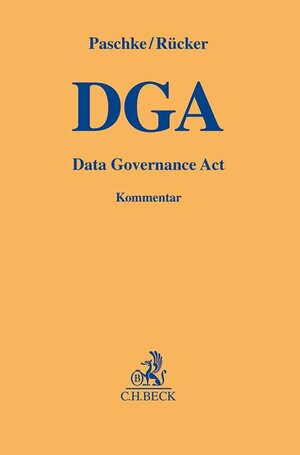 Buchcover Data Governance Act  | EAN 9783406811043 | ISBN 3-406-81104-3 | ISBN 978-3-406-81104-3
