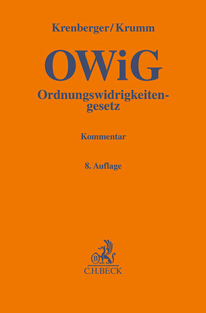 Buchcover Ordnungswidrigkeitengesetz | Joachim Bohnert | EAN 9783406811593 | ISBN 3-406-81159-0 | ISBN 978-3-406-81159-3