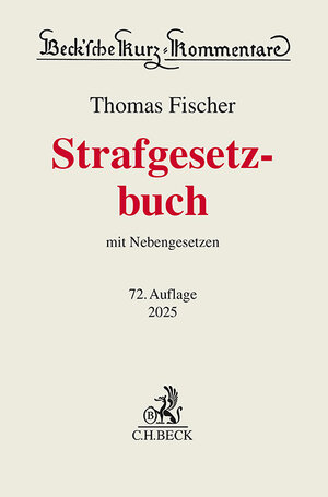 Buchcover Strafgesetzbuch | Thomas Fischer | EAN 9783406820441 | ISBN 3-406-82044-1 | ISBN 978-3-406-82044-1