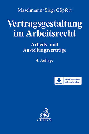 Buchcover Vertragsgestaltung im Arbeitsrecht  | EAN 9783406822971 | ISBN 3-406-82297-5 | ISBN 978-3-406-82297-1