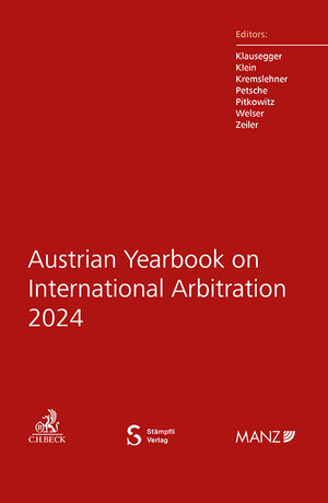Buchcover Austrian Yearbook on International Arbitration 2024  | EAN 9783406824173 | ISBN 3-406-82417-X | ISBN 978-3-406-82417-3