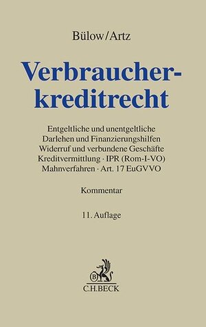 Buchcover Verbraucherkreditrecht | Peter Bülow | EAN 9783406824210 | ISBN 3-406-82421-8 | ISBN 978-3-406-82421-0