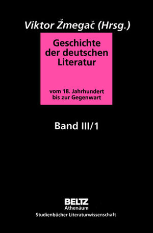 Buchcover Geschichte der deutschen Literatur vom 18. Jahrhundert bis zur Gegenwart  | EAN 9783407321145 | ISBN 3-407-32114-7 | ISBN 978-3-407-32114-5