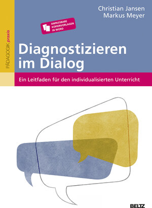 Buchcover Diagnostizieren im Dialog | Christian Jansen | EAN 9783407629708 | ISBN 3-407-62970-2 | ISBN 978-3-407-62970-8