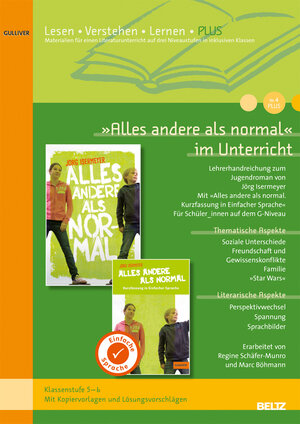 Buchcover »Alles andere als normal« im Unterricht | Marc Böhmann | EAN 9783407631954 | ISBN 3-407-63195-2 | ISBN 978-3-407-63195-4
