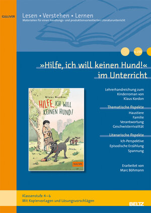 Buchcover »Hilfe, ich will keinen Hund!« im Unterricht  | EAN 9783407631978 | ISBN 3-407-63197-9 | ISBN 978-3-407-63197-8