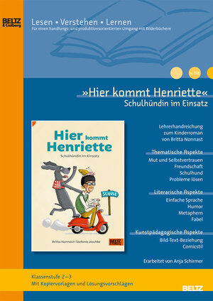 Buchcover »Hier kommt Henriette Schulhündin im Einsatz« im Unterricht | Anja Schirmer | EAN 9783407632180 | ISBN 3-407-63218-5 | ISBN 978-3-407-63218-0