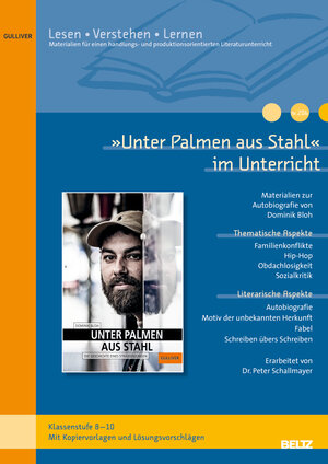 Buchcover »Unter Palmen aus Stahl« im Unterricht | Peter Schallmayer | EAN 9783407720054 | ISBN 3-407-72005-X | ISBN 978-3-407-72005-4