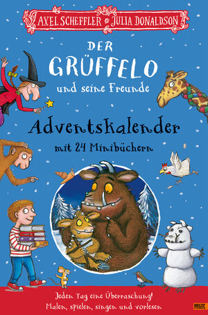 Buchcover Der Grüffelo und seine Freunde. Adventskalender mit 24 Minibüchern  | EAN 9783407730145 | ISBN 3-407-73014-4 | ISBN 978-3-407-73014-5