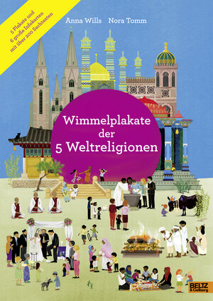 Buchcover Wimmelplakate der 5 Weltreligionen  | EAN 9783407823779 | ISBN 3-407-82377-0 | ISBN 978-3-407-82377-9