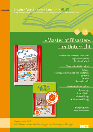 Buchcover »Master of Disaster« im Unterricht | Marc Böhmann | EAN 9783407824271 | ISBN 3-407-82427-0 | ISBN 978-3-407-82427-1