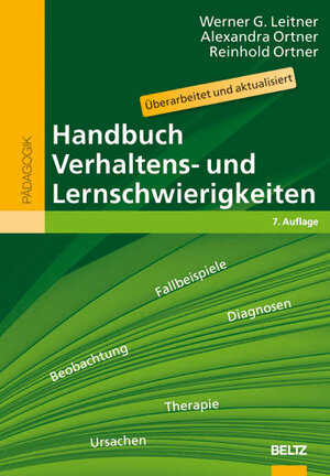 Buchcover Handbuch Verhaltens- und Lernschwierigkeiten  | EAN 9783407831613 | ISBN 3-407-83161-7 | ISBN 978-3-407-83161-3
