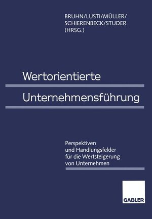 Buchcover Wertorientierte Unternehmensführung  | EAN 9783409187619 | ISBN 3-409-18761-8 | ISBN 978-3-409-18761-9