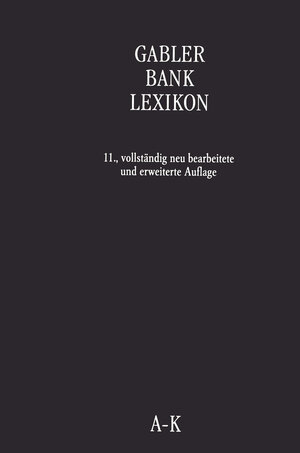 Buchcover Gabler Bank Lexikon | Wolfgang Grill | EAN 9783409461092 | ISBN 3-409-46109-4 | ISBN 978-3-409-46109-2