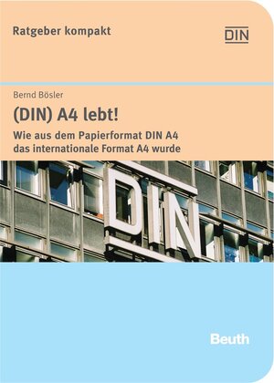Buchcover (DIN) A4 lebt! | Bernd Bösler | EAN 9783410161943 | ISBN 3-410-16194-5 | ISBN 978-3-410-16194-3
