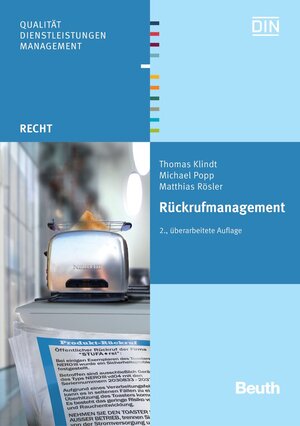 Buchcover Rückrufmanagement | Thomas Klindt | EAN 9783410166603 | ISBN 3-410-16660-2 | ISBN 978-3-410-16660-3