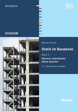 Buchcover Statik im Bauwesen | Werner Kirsch | EAN 9783410216889 | ISBN 3-410-21688-X | ISBN 978-3-410-21688-9