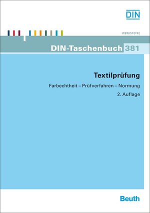 Buchcover Textilprüfung - Buch mit E-Book  | EAN 9783410220619 | ISBN 3-410-22061-5 | ISBN 978-3-410-22061-9