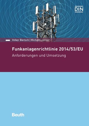 Buchcover Funkanlagenrichtlinie 2014/53/EU - Buch mit E-Book | Volker Bartsch | EAN 9783410250661 | ISBN 3-410-25066-2 | ISBN 978-3-410-25066-1