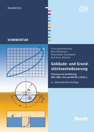 Buchcover Gebäude- und Grundstücksentwässerung | Franz-Josef Heinrichs | EAN 9783410257943 | ISBN 3-410-25794-2 | ISBN 978-3-410-25794-3