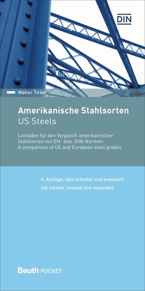 Buchcover Amerikanische Stahlsorten - Buch mit E-Book | Walter Tirler | EAN 9783410268802 | ISBN 3-410-26880-4 | ISBN 978-3-410-26880-2
