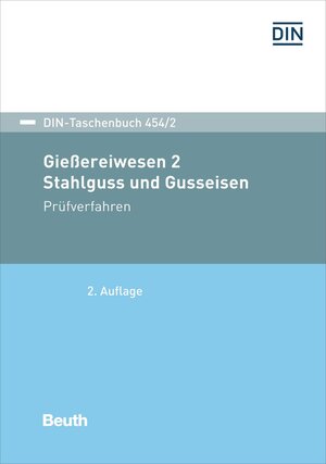 Buchcover Gießereiwesen 2. Stahlguss und Gusseisen  | EAN 9783410290940 | ISBN 3-410-29094-X | ISBN 978-3-410-29094-0