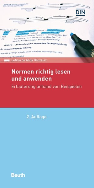 Buchcover Normen richtig lesen und anwenden - Buch mit E-Book | Leticia de Anda González | EAN 9783410303633 | ISBN 3-410-30363-4 | ISBN 978-3-410-30363-3