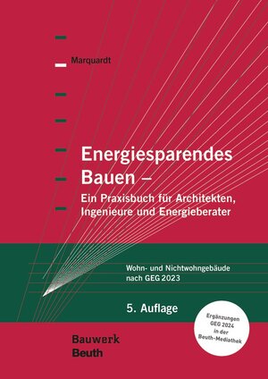 Buchcover Energiesparendes Bauen | Helmut Marquardt | EAN 9783410314974 | ISBN 3-410-31497-0 | ISBN 978-3-410-31497-4