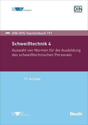 Buchcover Schweißtechnik 4  | EAN 9783410318514 | ISBN 3-410-31851-8 | ISBN 978-3-410-31851-4