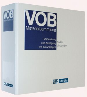 Buchcover VOB-Materialsammlung  | EAN 9783410610144 | ISBN 3-410-61014-6 | ISBN 978-3-410-61014-4