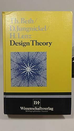 Buchcover Design Theory | Thomas Beth | EAN 9783411016754 | ISBN 3-411-01675-2 | ISBN 978-3-411-01675-4