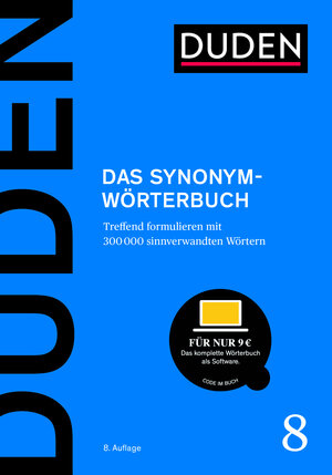 Buchcover Duden – Das Synonymwörterbuch  | EAN 9783411040889 | ISBN 3-411-04088-2 | ISBN 978-3-411-04088-9
