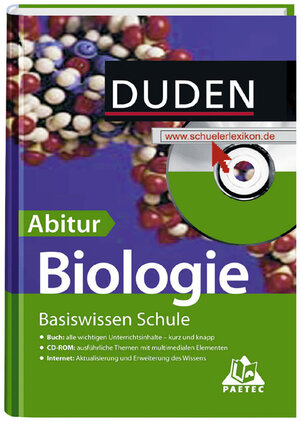 Buchcover Basiswissen Schule – Biologie Abitur | Wilfried Probst | EAN 9783411045501 | ISBN 3-411-04550-7 | ISBN 978-3-411-04550-1