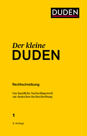 Buchcover Der kleine Duden – Rechtschreibung | Dudenredaktion | EAN 9783411046690 | ISBN 3-411-04669-4 | ISBN 978-3-411-04669-0