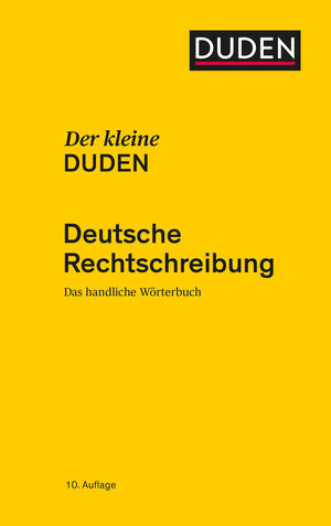 Buchcover Der kleine Duden - Deutsche Rechtschreibung | Dudenredaktion | EAN 9783411048380 | ISBN 3-411-04838-7 | ISBN 978-3-411-04838-0
