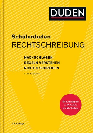 Buchcover Schülerduden Rechtschreibung (gebunden) | Dudenredaktion | EAN 9783411051649 | ISBN 3-411-05164-7 | ISBN 978-3-411-05164-9