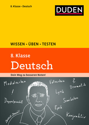 Buchcover Wissen – Üben – Testen: Deutsch 8. Klasse | Anja Steinhauer | EAN 9783411722648 | ISBN 3-411-72264-9 | ISBN 978-3-411-72264-8