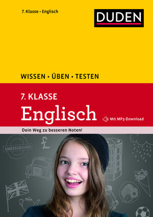 Buchcover Wissen – Üben – Testen: Englisch 7. Klasse | Annette Schomber | EAN 9783411722747 | ISBN 3-411-72274-6 | ISBN 978-3-411-72274-7