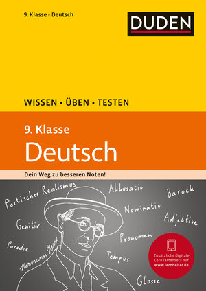 Buchcover Wissen – Üben – Testen: Deutsch 9. Klasse | Anja Steinhauer | EAN 9783411724147 | ISBN 3-411-72414-5 | ISBN 978-3-411-72414-7