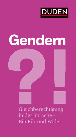 Buchcover Gendern?! | Anne Wizorek | EAN 9783411756193 | ISBN 3-411-75619-5 | ISBN 978-3-411-75619-3