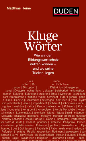 Buchcover Kluge Wörter | Matthias Heine | EAN 9783411757077 | ISBN 3-411-75707-8 | ISBN 978-3-411-75707-7