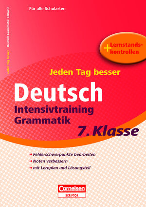 Buchcover Jeden Tag besser - Deutsch Intensivtraining Grammatik 7. Klasse | Michaela Timberlake | EAN 9783411861989 | ISBN 3-411-86198-3 | ISBN 978-3-411-86198-9