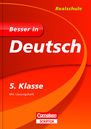 Buchcover Besser in Deutsch - Realschule 5. Klasse | Sonja Grimm | EAN 9783411870219 | ISBN 3-411-87021-4 | ISBN 978-3-411-87021-9