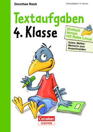 Buchcover Einfach lernen mit Rabe Linus – Textaufgaben 4. Klasse | Dorothee Raab | EAN 9783411871742 | ISBN 3-411-87174-1 | ISBN 978-3-411-87174-2