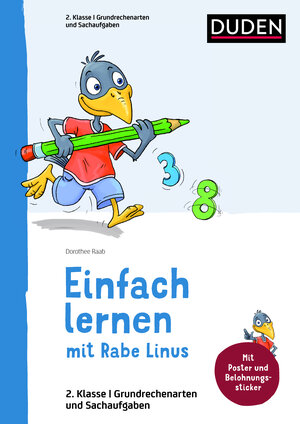 Buchcover Einfach lernen mit Rabe Linus – Mathematik 2. Klasse | Dorothee Raab | EAN 9783411872206 | ISBN 3-411-87220-9 | ISBN 978-3-411-87220-6