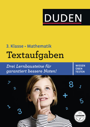 Buchcover Wissen – Üben – Testen: Mathematik – Textaufgaben 3. Klasse | Ute Müller-Wolfangel | EAN 9783411908691 | ISBN 3-411-90869-6 | ISBN 978-3-411-90869-1