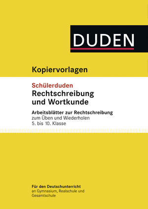 Buchcover Übungsblätter Rechtschreibung zum Schülerduden Rechtschreibung und Wortkunde | Elke Spitznagel | EAN 9783411908882 | ISBN 3-411-90888-2 | ISBN 978-3-411-90888-2