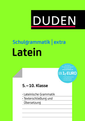 Buchcover Duden Schulgrammatik extra – Latein | Monika Bornemann | EAN 9783411911110 | ISBN 3-411-91111-5 | ISBN 978-3-411-91111-0